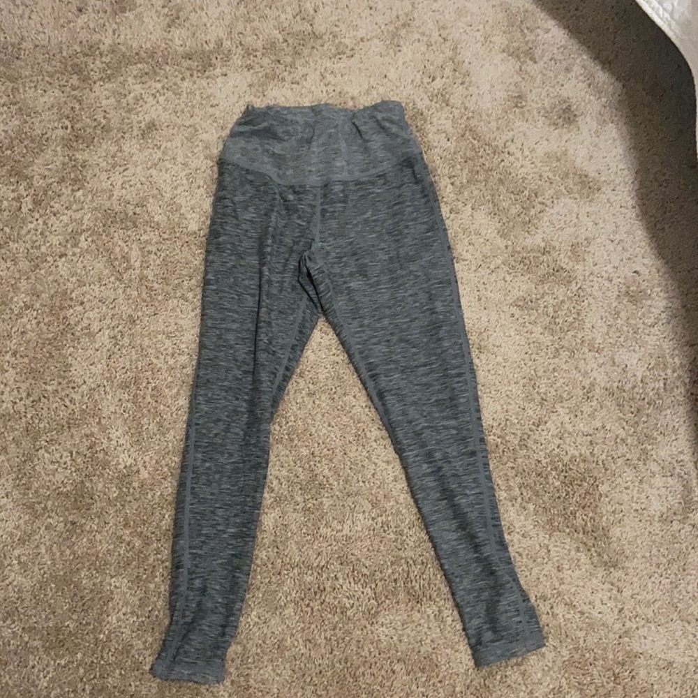 High wasted gray leggings, athletic, size small